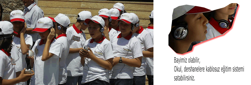 Bayilik, temsilcilik, rehber dinleme, fabrika gezi, kablosuz kulaklık, kablosuz mikrofon sistemleri